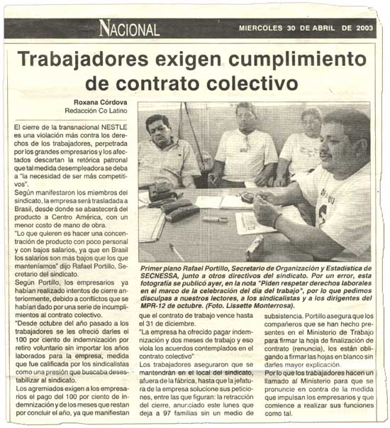 Co Latino - 30-04-2003